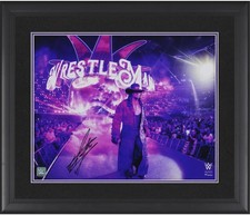 The Undertaker WWE Framed Signed 16