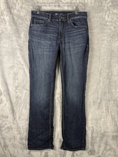 BKE Aiden Bootcut Jeans Mens 30x32 Dark Wash Denim Stretch Western Buckle Cowboy picture