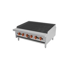 Sierra SRRB-36 Radiant Gas Charbroiler – 36” Commercial Countertop Grill picture