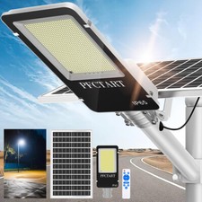 99000000000LM 9000W Commercial Solar Street Light Dusk To Dawn Super Bright Lamp picture