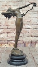 Amazing old bronze sculpture by Harriet Whitney FRISHMUTH .High 38 cm  Figurine picture