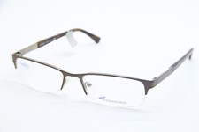 NEW SAFILO ELASTA 7174 01V1 GUNMETAL BROWN HORN AUTHENTIC FRAME EYEGLASSES 54-18 picture