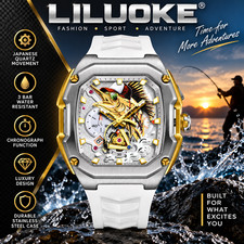 LILUOKE Super Luxury Men's Watch – Quartz Movement, Sport Style, Waterproof picture