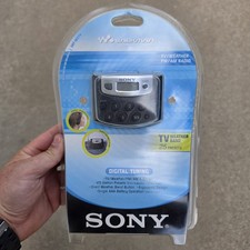 Sony SRF-M37V Walkman AM/FM Radio TV/Weather Digital Music 25 Presets NEW SEALED picture