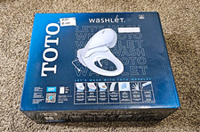 TOTO WASHLET Elongated Toilet Seat Bidet w/ Remote Control, White picture
