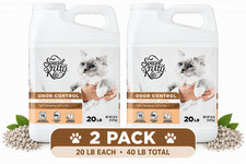 (2 Pack) Special Kitty Clumping Clay Cat Litter, Unscented, 20 lbs Jug picture