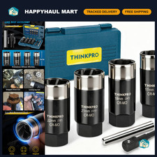 6-Piece Locking Lug Nut Removal Tool Set - Deep Extractor for Stuck Nuts picture