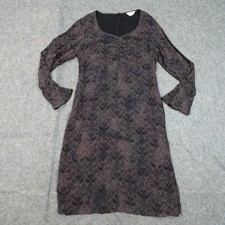 J. Jill Dress Womens Small? Midi Bell Sleeve Witchy Whimsagoth V-Neck picture