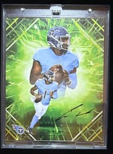 2025 Fanatics Emanate Cameron Ward Tennessee Titans Hand Signed 98/99 RC picture