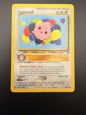Igglybuff 40/75 Neo Discovery Regular HP/DMG Pen Mark Top picture