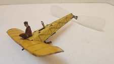 Bleriot  wind up tin toy airplane , Heinrich Fischer  1910-1920 Germany picture