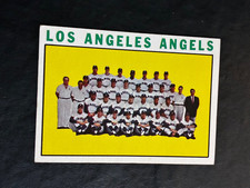 1964 Topps Los Angeles Angels Team Card #213 - No Creases - NM/EX picture