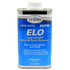 Testors Easy Lift Off (E.L.O.) Clear 8oz 237mL Model Master Paint & Deca F542143 picture