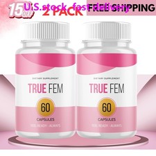 (2 Pack) True Fem for Women Advanced Wellness Support Supplement 120 Capsules US picture