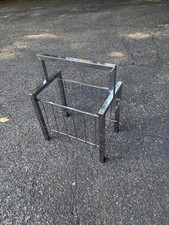 Vintage 1970s Milo Baughman Mid-century Modern Chrome Magazine Holder Rack picture