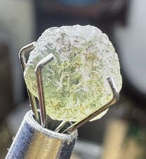 Stunning 4 CT Natural Uncut Untreated Green  Montana Sapphire 10x9x5 mm picture