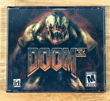 Vintage 2004 Doom 3 CD-ROM 3 Discs Activision Windows PC Game picture