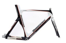 Bridgestone/Anchor PHM9 Carbon Track Frame Large (62cm/55.5cm) Blk w/BB NEW NOS picture