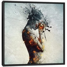 'Deliberation' by Mario Sanchez Nevado, Large Canvas Wall Art, 32