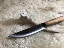 Jeff White French Trade Knife with Curly Maple handle picture