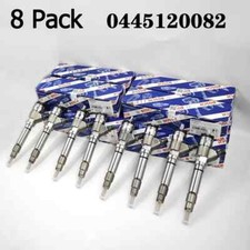 8x OEM Bosch Diesel Fuel Injector For GMC LMM Duramax 07-10 6.6L 0445120082 picture