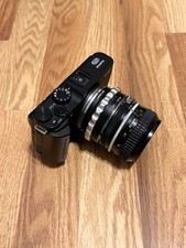 Fujifilm X-A1 16MP Mirrorless Camera + Nikon Nikkor 50mm f/2 Lens Vintage picture
