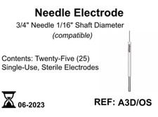 Ellman A3D/OS- Needle Electrode -Twenty-Five (25) Single-Use Disposable picture