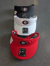 NWT Nike Georgia Bulldogs Dri-FIT Ace Visors (3-Pack: Red, White, Black) - Authe picture