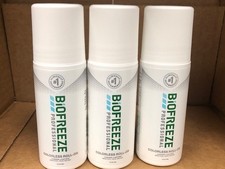 New Biofreeze Professional COLORLESS 2.5oz Roll On - Pack of 3... Exp 5/28 picture