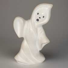 Vintage Halloween Ceramic Ghost Figurine 4.5” Tall picture