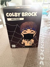 Youtooz Colby Brock Pop Vinyl Figure Age 15+ Black/Red Original Opened picture