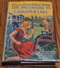 VINTAGE Mid-1940s Nancy Drew #10 The Password To Larkspur Lane Carolyn Keene DJ picture