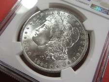 1884-O $1 NGC MS64. Very pleasing & lustrous. 90% silver. (1026048) picture
