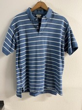 Vintage LL Bean Men’s Shirt Sleeve Polo Shirt Double L Shirts Freeport Maine picture