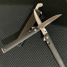 Lot Of Two (2): M390 BLACK Composite Fiber Jack Knives picture