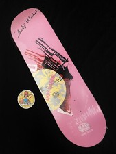 SUPER RARE Andy Warhol Alien Workshop Revolver Gun Grant Taylor Skateboard Deck picture