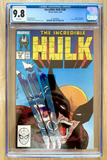 Incredible Hulk #340 CGC 9.8 Key Issue Todd McFarlane Classic Cover picture