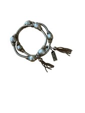 KTF Krussman Trifari Fishel Bangle Bracelet Art Deco Tassels  1920-30’s Jewelry picture