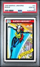 1990 Marvel Universe Rogue #41 PSA 10 picture