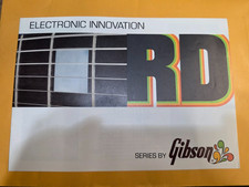 Rare Vintage Gibson Dealer RD Series Guitar and Bass Catalog Booklet 1978 picture