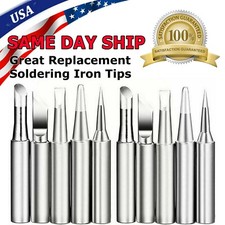10Pcs Solder Screwdriver Iron Tip 900M-T for Hakko Soldering Station Tool Set picture