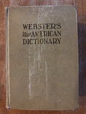 Vintage Webster's New American Dictionary 1965 hardcover picture
