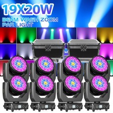 4X 380W 19LED Beam Wash Spot Light Moving Head Lighting DMX512 With Flight Case picture