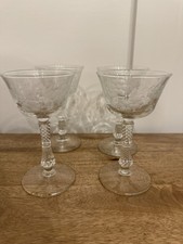 Vintage Libbey Rock Sharpe Cocktail Glasses Set Of 4/5.5” picture