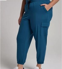 Torrid Tru  soft performance jersey relaxed cargo jogger pants Size 2 18/20 NWT picture