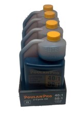 Poulan Pro 2 Cycle Engine Oil 19.6 oz , Black, 4 Pack 592620401 picture