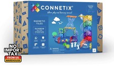 Connetix Rainbow Ball Run EXpansion Pack – 66‑Piece Magnetic Motion -  picture