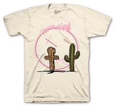 Shirt To Match AJ Retro 1 Travis Shy Pink Tropical Pink Shoes - ST Cactus Tees picture