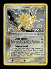 Jolteon (Delta Species) EX Delta Species #7 (2005) Reverse Holo HP Pokemon picture
