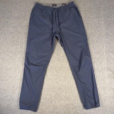 PROOF Nomad Pants Mens Large Blue Jogger Huckberry Elastic Waist Stretch Travel picture